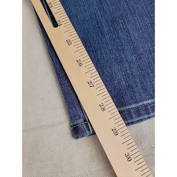 Soft Surroundinsg Jeans Womens 24 48x29 High Rise Boot Spangle Blue Stretch - Picture 3 of 16